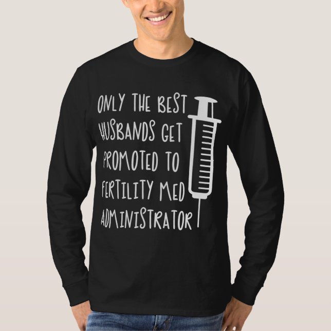 IVF Infertilitet IVF Mamma & Pappa T Shirt (Framsida)