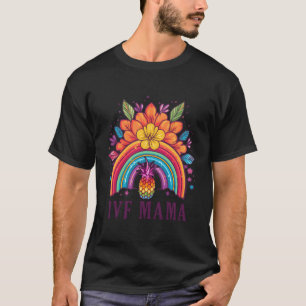 Ivf Mamma Eapple Rainbow Ivf Mamma Fertility Surro T Shirt