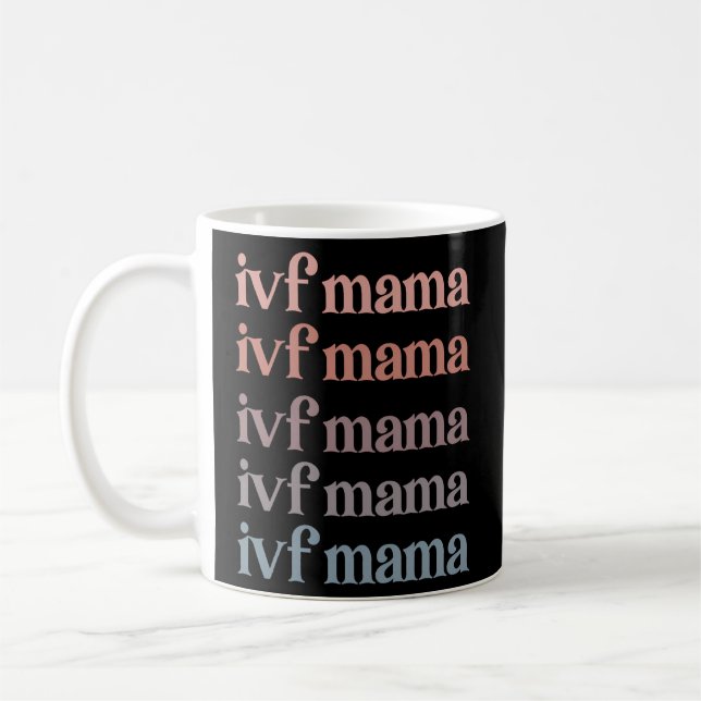 Ivf Mamma Ivf-överföringsdagen för överföring av e Kaffemugg (Vänster)