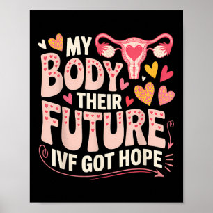 IvF-överföringsdag Surrogatmödraskap Graviditet Su Poster