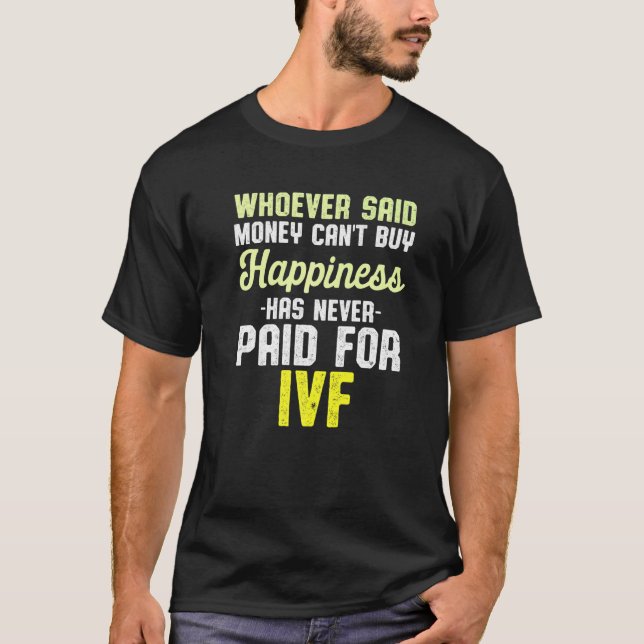 Ivf Survivor Warrior Embryotransferdag Infertilite T Shirt (Framsida)