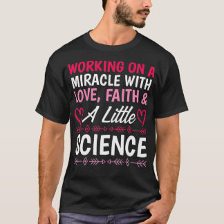 IVF Survivor Warrior Miracle Transfer Day Infertil T Shirt