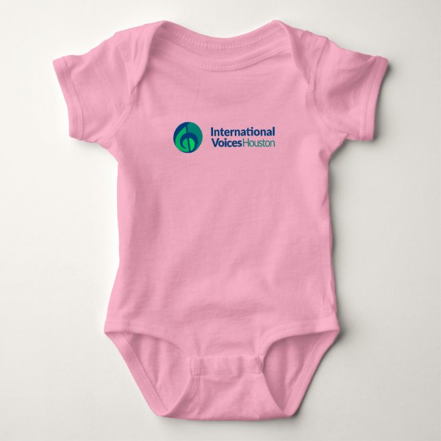 IVH Logotyp Baby Bodykostym T Shirt (Framsida)