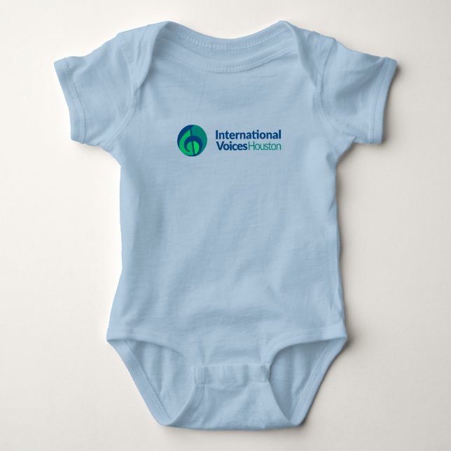 IVH Logotyp Baby Bodykostym T Shirt (Framsida)