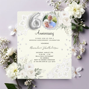Ivorianska diamanter blommigtar 60:e bröllopsinbju