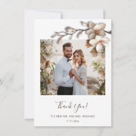 Ivory 3D Magnolia Flower Tack Kort