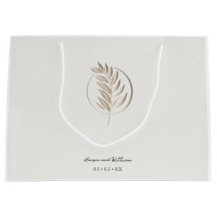 Ivory 3d twig bröllop