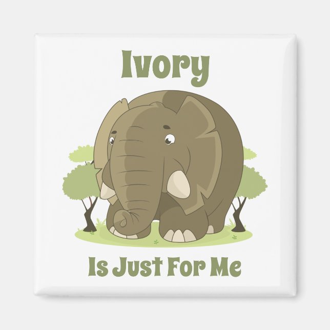 Ivory är bara för mig magnet (Framsidan)