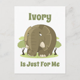 Ivory är bara för mig vykort