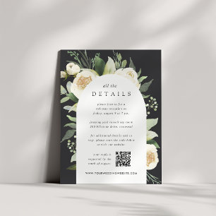 Ivory Bloom   Information om vattenfärgen Blommigt Tilläggskort