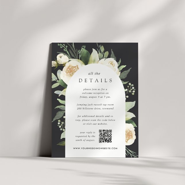 Ivory Bloom | Information om vattenfärgen Blommigt Tilläggskort (Skapare uppladdad)