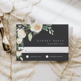 Ivory Bloom | Vattenfärgning Blommigt Bröllop OSA Kort