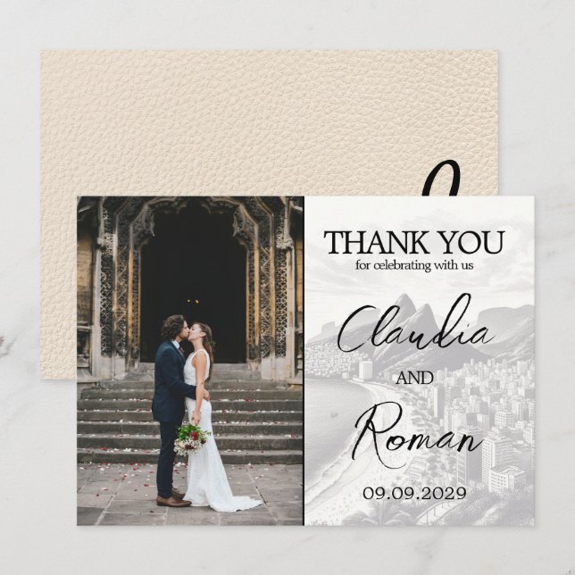 Ivory Brasilianskt pass Tack Kort (Fram/baksida)