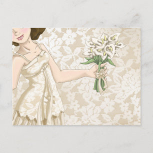 Ivory Bride Vykort