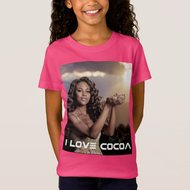IVORY COAST - I LOVE COCOA T SHIRT (Framsida)