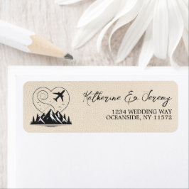 Ivory Colorado Passport Returadress Etikett