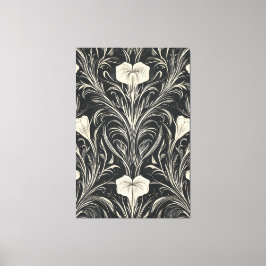 Ivory Deco Ascent Mönster Canvastryck