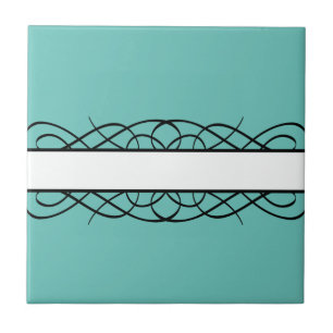 Ivory Deco Flourish Kakelplatta