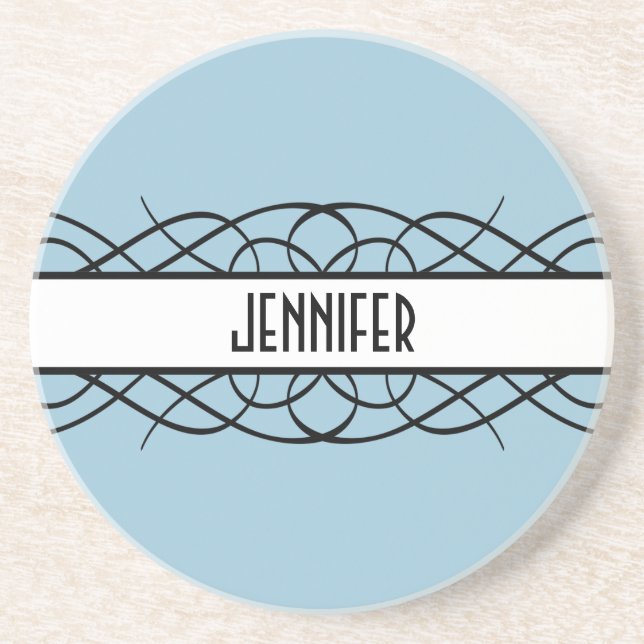 Ivory Deco Flourish Underlägg (Framsidan)