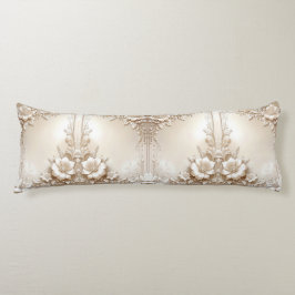 Ivory Flowers Body Pillow Kroppskudde