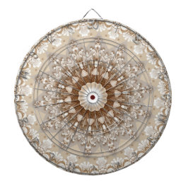 Ivory Flowers Dartboard Darttavla