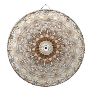 Ivory Flowers Dartboard Darttavla