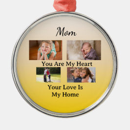 Ivory & Gold – Heartfelt Holiday Keepsake Julgransprydnad Metall