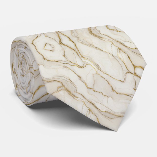 Ivory & Gold Marble Slips (Rullad)