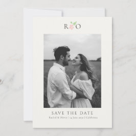Ivory & Green | Chic Floral Wedding Save the Date