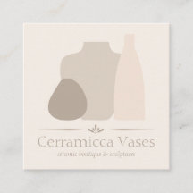 Ivory Handmade Porcelain Pottery Vas Ceramic