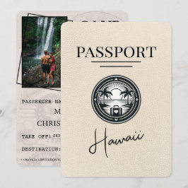 Ivory Hawaii Passport sparar datum Spara Datumet