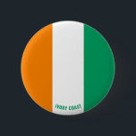 Ivory Kusten Flagga Charming Patriotic Knapp<br><div class="desc">Ivory Kusten Flagga Charming Patriotic Button med flagga Elfenbenskusten Kusten tryckt över hela knappen. Land namn är delvis integrerat i utformningen på grund. Anpassadet Text är fullt ut med funktionen "Anpassa den!". Denna vackra knapp i Elfenbenskusten Kusten är en snyggt gåva till alla tillfälle. © 20210000000000000</div>