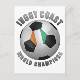 IVORY KUSTEN SOCCER CHAMPIONES VYKORT