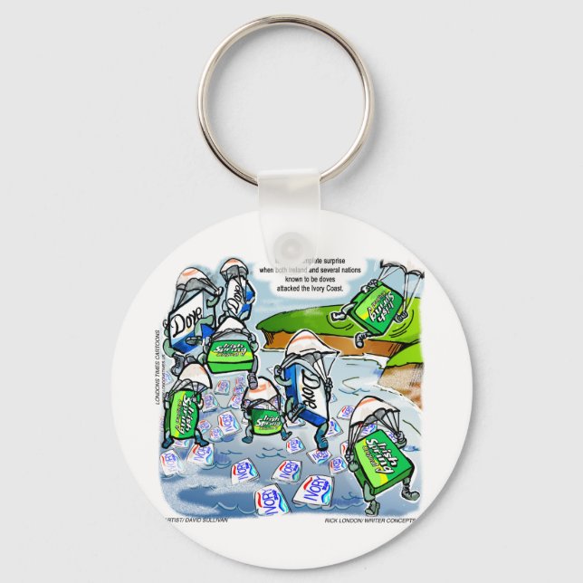 Ivory Kusten Surprise LUNT GER Tees & Cards Nyckelring (Framsida)