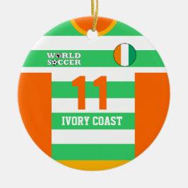 Ivory Kusten World Ocer Jersey Ornament