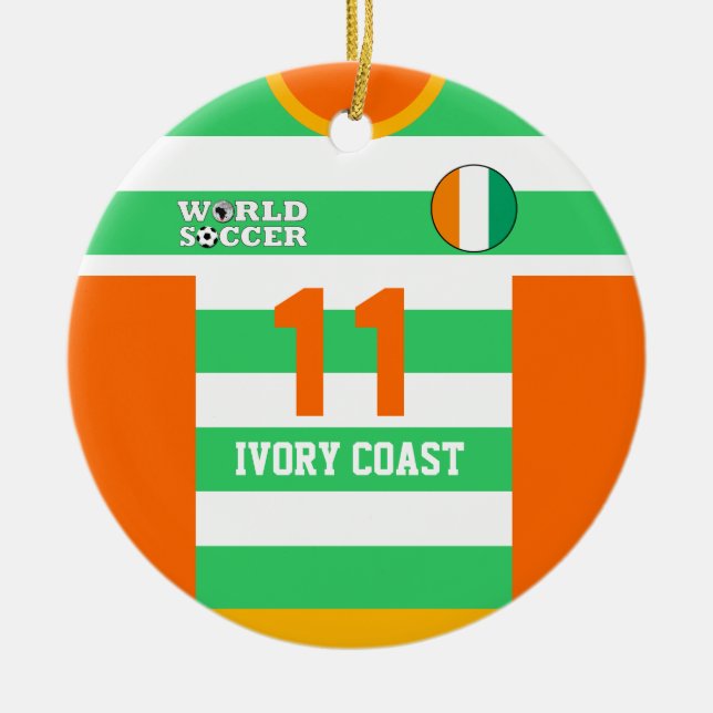 Ivory Kusten World Ocer Jersey Ornament (Framsidan)