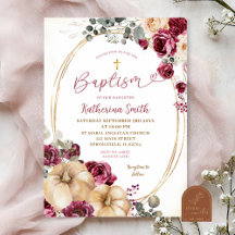 Ivory Marsala Pumpkin Baptism