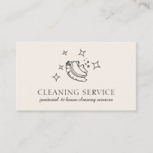 Ivory Modern Bubble Housekeeper Städning Tvättande