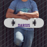 Ivory Modern Namn | Klassiskt Trendig Mini Skateboard Bräda 18,5 Cm<br><div class="desc">Elfenbenskustens moderna Personlig Namn | Skateboard för klassiskt Trendig.</div>