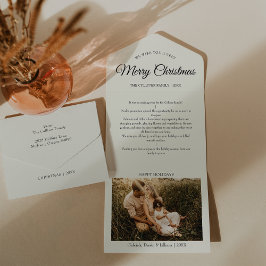 Ivory Mycket God jul Brev Tear off Photo