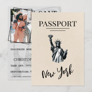Ivory New York City Passport Spara datum Datumet