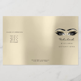 Ivory Öga Makeup Öga Lash DL 3-bipacksedel Flygblad