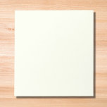 Ivory Solid Färg Anteckningsblock<br><div class="desc">Ivory Solid Färg. Den här mjuka,  benvita nyansen utstrålar elegans och sofistikering,  skapar den perfekt för alla tillfälle som kräver en liten finslipad skönhet. Den subtila värmen och de grå undertonerna skapar en mångsidig skuggning som passar för tillfällen.</div>