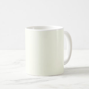 Ivory Solid Färg Kaffemugg