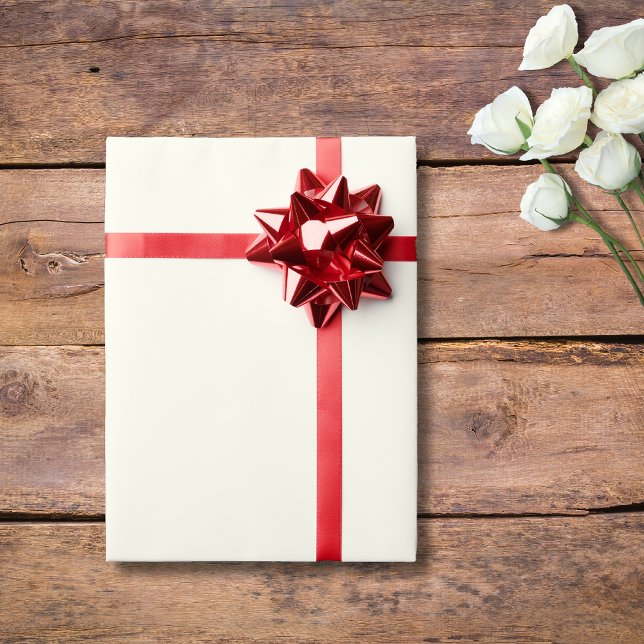 Ivory Solid Färg | Klassisk | ELEGANT Presentpapper (Skapare uppladdad)