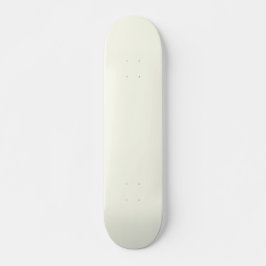 Ivory Solid Färg Mini Skateboard Bräda 18,5 Cm