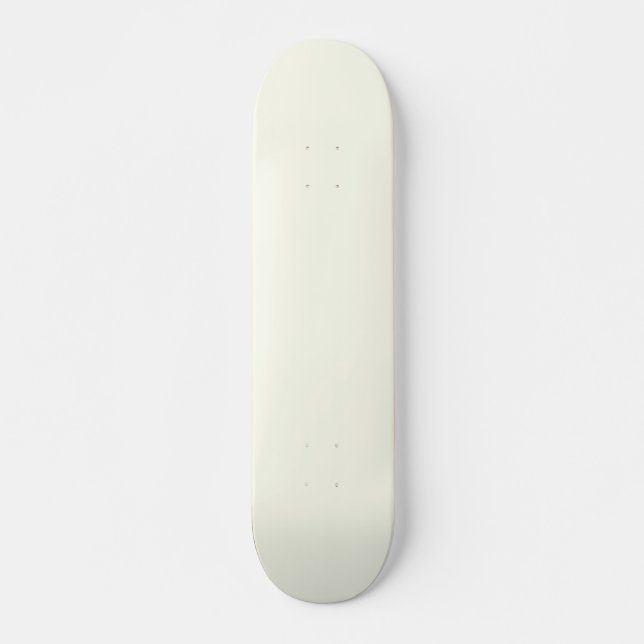 Ivory Solid Färg Mini Skateboard Bräda 18,5 Cm (Framsida)