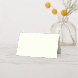 Ivory Solid Färg Placeringskort