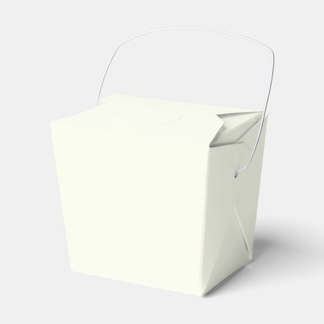 Ivory Solid Färg Presentaskar (Framsidan Sidan)