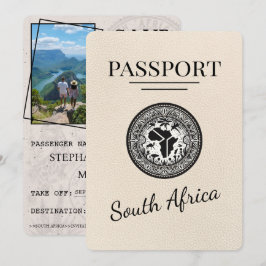 Ivory South Afrika Passport Spara Datumet